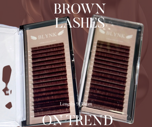 BROWN LASHES