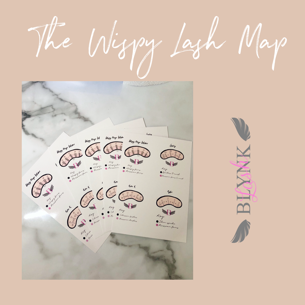 Wispy Lash Maps Sheet